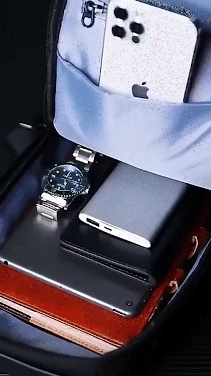 Waterproof Multipurpose Sling Bag with USB Charging Port