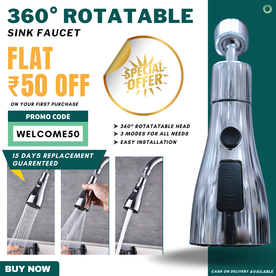 3 Modes 360° Rotatable Multifunctional Sink Faucet
