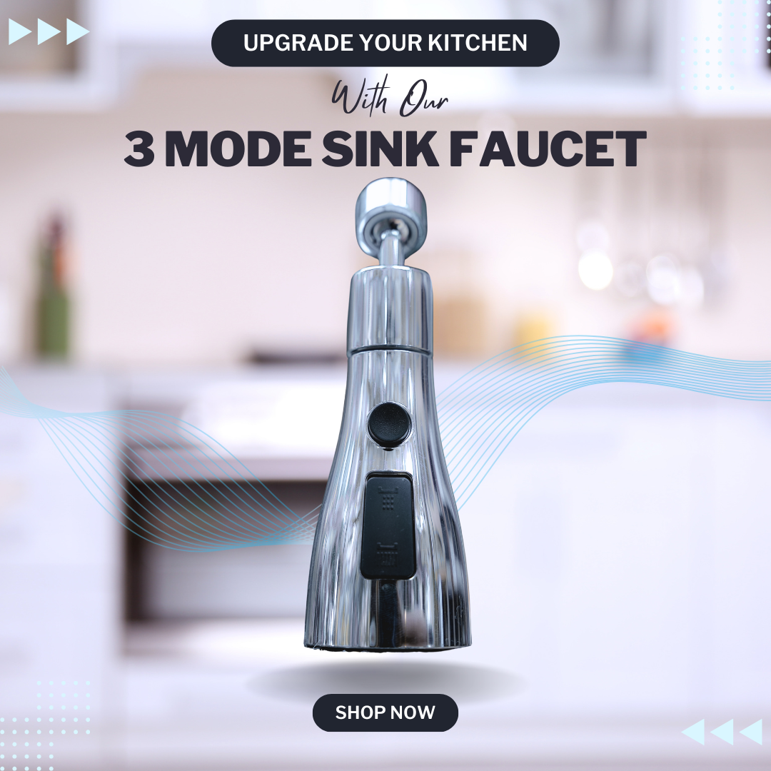 3 Modes Kitchen Sink Faucet