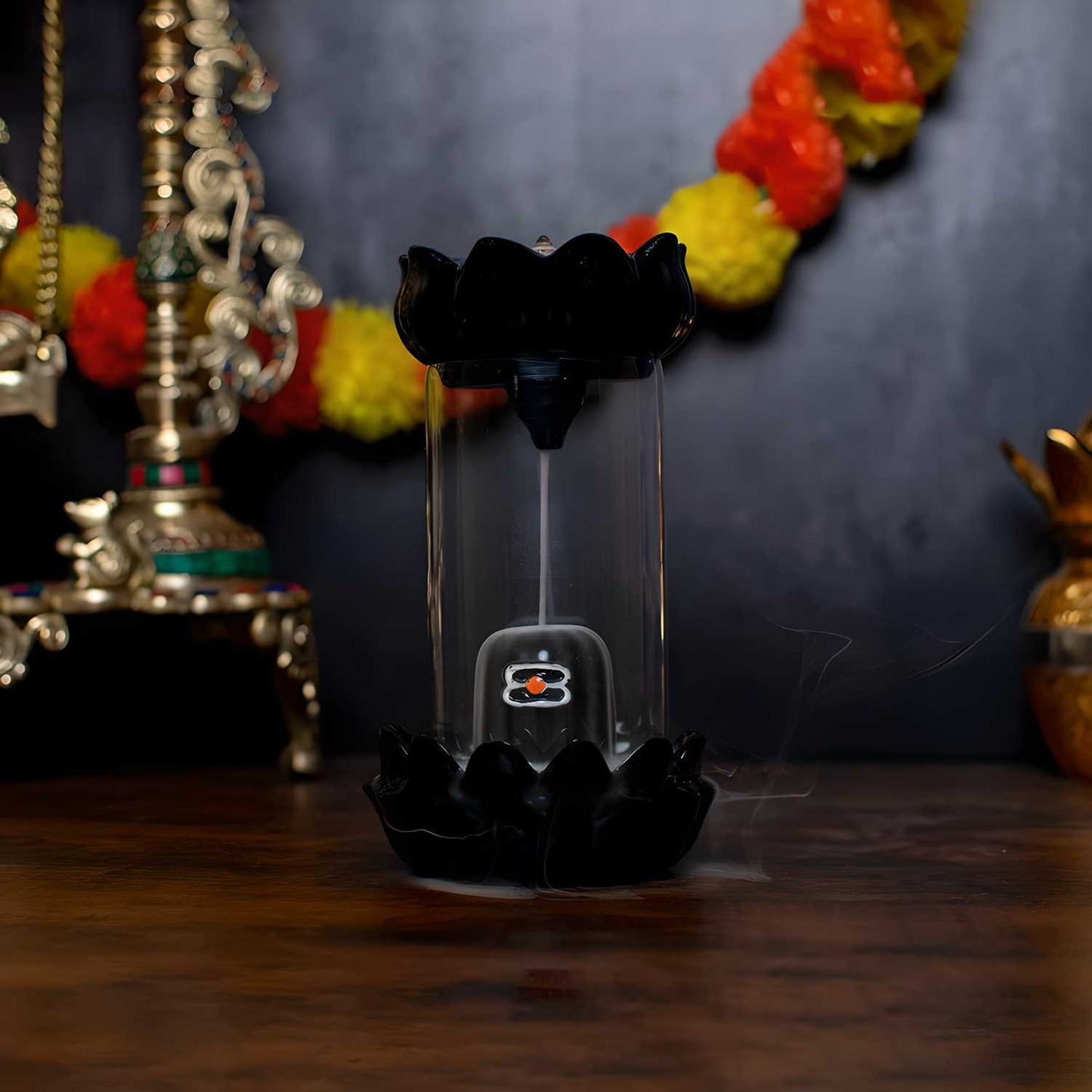 Shivling Smoke Fountain Incense Burner