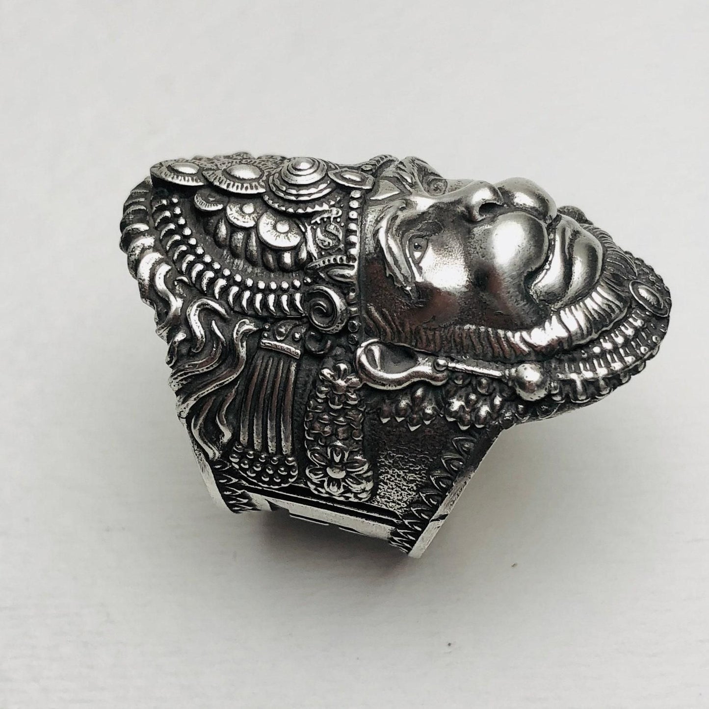 Hanuman Ring Sterling Silver |Evil Eye Protection