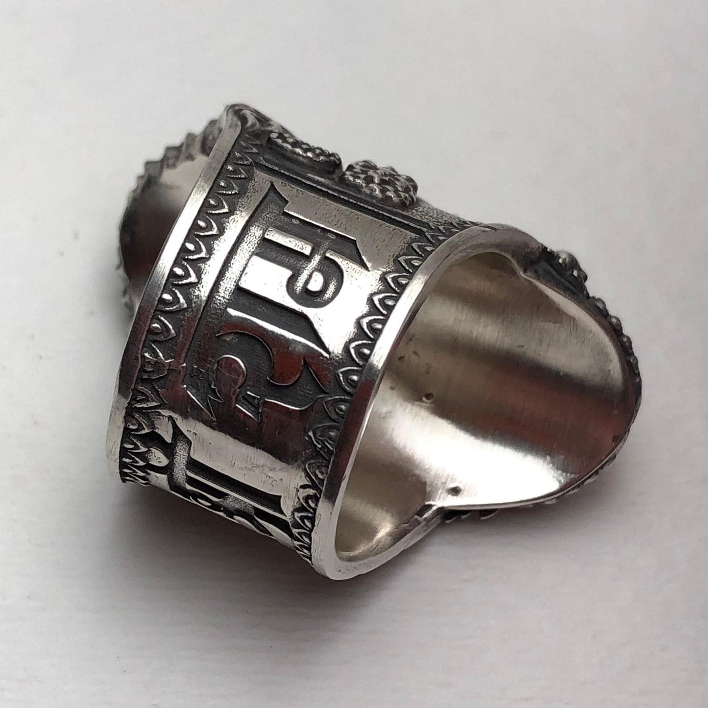 Hanuman Ring Sterling Silver |Evil Eye Protection