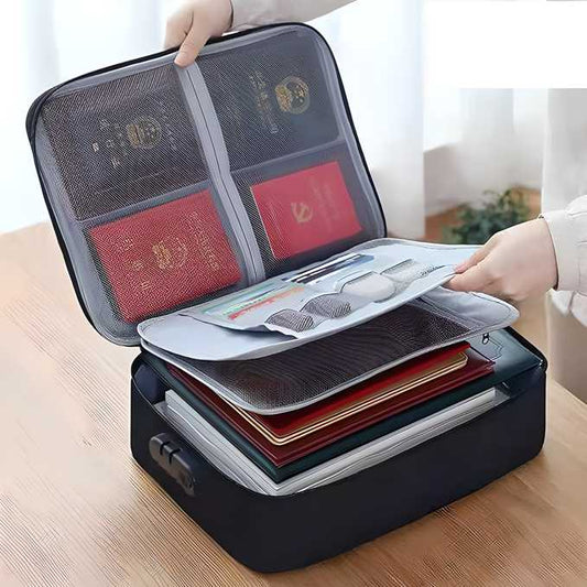 Waterproof Portable Document Storage Bag Travel Organizer